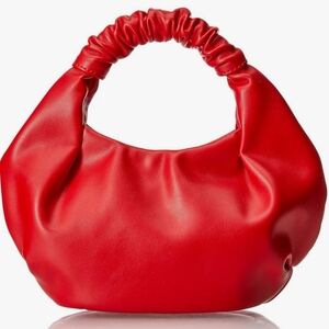 The Drop Red Addison Top Handle Soft Volume Handbag